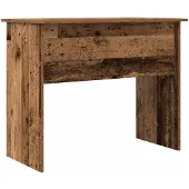 vidaXL Bureau aspect bois ancien 90x50x74 cm Bois composite