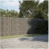vidaXL Gabion avec couvercle 1000x50x200 cm Fer galvanisé