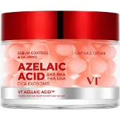 VT Cosmetics Azelaic Acid Care Capsule Cream crème apaisante visage anti-imperfections de la peau à tendance acnéique 50 ml