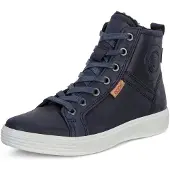 Ecco Bottes 'Stiefel Jungen 780073/02303 Glattleder in blau' bleu