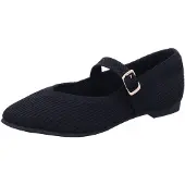 La strada Ballerines 'Ballerina Damen 2303386 4500 Kunststoff (Synthetik) in schwarz' noir