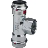Viega Prestabo T-stykke 28 x 12" x 28 mm forzinket stål (Connexion en T)