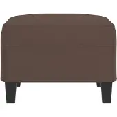 vidaXL Repose-pied Marron 70x55x41 cm Similicuir