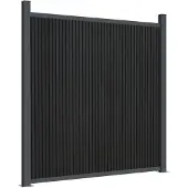 vidaXL Élément de clôture Gris 1045x186 cm WPC