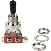 Boston SW-23-NB s?lecteur de micro 3 positions ouvert, nickel/noir