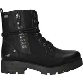 Mustang Bottines à lacets noir