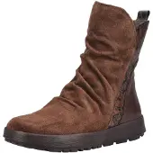 Think! Bottines marron / chocolat / rose / noir