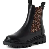 Tamaris Chelsea Boots marron / brocart / noir
