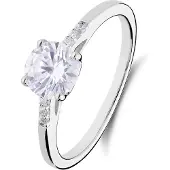 Lucardi Bague 'Schick' argent