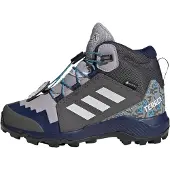 Adidas Boots 'Minecraft' bleu / gris / gris argenté / blanc