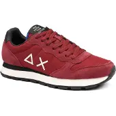 Sun68 Baskets basses 'Tom Solid' rouge foncé