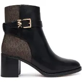 Michael Kors pour femme. 40T6RCME6L Bottines en Cuir à talon Rachel noir (41), 3 à 5 cm, Fermeture éclair, Casuel, Classique