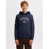 Jack & jones Junior Sweat 'JJEDenver' bleu foncé / gris / blanc
