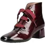 Hispanitas Bottines à lacets bordeaux