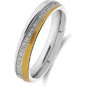 Lucardi Bague 'Statement' or / argent