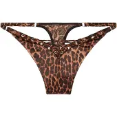 Hunkemoller String marron / brun foncé