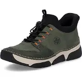 Rieker Bottines à lacets kaki / orange / noir