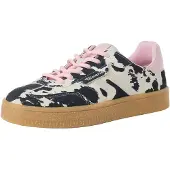 Tamaris Baskets basses rose / noir / blanc