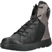 Think! Bottines à lacets pierre / noir