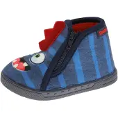 Beppi Pantoufle 'Indoor Shoe' bleu