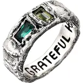 Haze&Glory Bague 'Grateful' argent