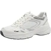 Tamaris Baskets basses gris / argent / blanc