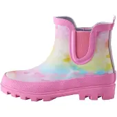 Next Bottes en caoutchouc bleu clair / vert clair / rose clair