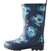 Next Bottes en caoutchouc bleu marine / aqua / jaune / blanc cassé