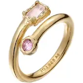 Haze&Glory Bague 'Luna Rose' or