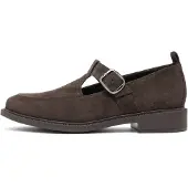 Rylko Mocassin brun foncé / gris foncé