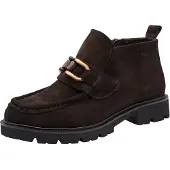 Tamaris Bottines brun foncé / or