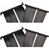 vidaXL Panneau solaire pour chauffage de piscine 4 pièces 80x620 cm