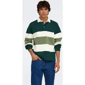 Only & Sons Sweat-shirt 'ONSBENEDICT' kiwi / vert foncé / blanc
