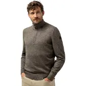 State of Art Pull Col Zippé Marron taille 3XL