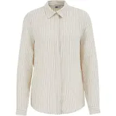 We fashion Chemisier marron / blanc