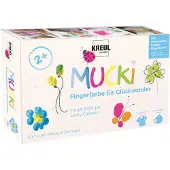 Kreul Mucki Ensemble de peinture au doigt 6 x 50 ml