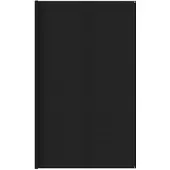 vidaXL Tapis de tente 400x600 cm Noir