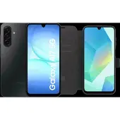 Samsung Galaxy A17 128 Go Noir 5G + BlueBuilt Book Case Noir