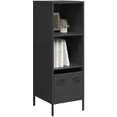 vidaXL Highboard noir 35x39x103,5 cm acier
