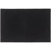 vidaXL Tapis de porte noir 60x90 cm fibre de coco touffeté