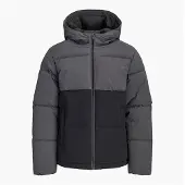 Jack & Jones Veste doudoune Surface Garçon Asphalt/Noir