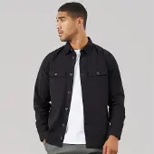 Threadbare Homme Mini Chemise-Veste Noir