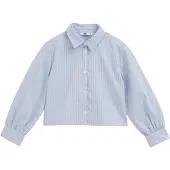 We fashion Chemisier bleu / bleu clair / blanc