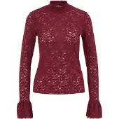 We fashion Chemisier rouge foncé