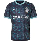 Puma Maillot 'OM Away Replica' bleu marine / azur / blanc