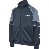 Hummel Veste de survêtement gris / graphite / blanc