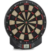 Klarfit Dartomat Cible Jeu de fléchettes électronique Pointes molles 26