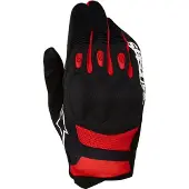 Alpinestars Techdura, gants ,Noir/Rouge Clair ,L
