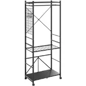SoBuy Portemanteau gris foncé 70x38x175 cm