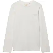Superdry pour homme. M6010964A T-shirt manches longues avec poche blanche (M), Casuel, Coton, Manche longue